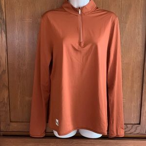 Tracksmith Twilight Quarter Zip Womens XL color Spice